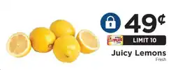 ShopRite Juicy Lemons offer