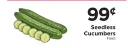 ShopRite Seedless Cucumbers offer