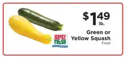 ShopRite Green or Yellow Squash offer