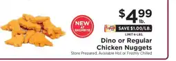 ShopRite Dino or Regular Chicken Nuggets offer