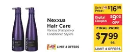 ShopRite Nexxus Hair Care offer