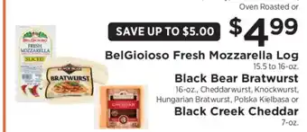 ShopRite BelGioioso Fresh Mozzarella Log offer