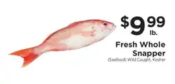 ShopRite Fresh Whole Snapper offer