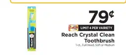ShopRite Reach Crystal Clean Toothbrush offer