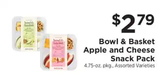 ShopRite Bowl & Basket Apple and Cheese Snack Pack offer