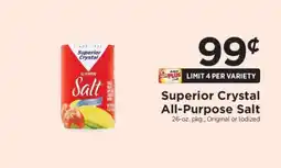 ShopRite Superior Crystal All-Purpose Salt offer