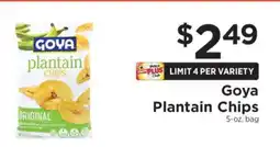 ShopRite Goya Plantain Chips offer