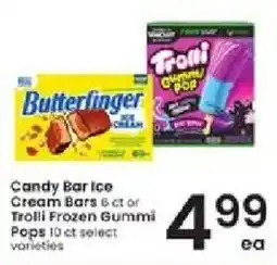 Albertsons Candy Bar Ice Cream Bars or Trolli Frozen Gummi Pops offer
