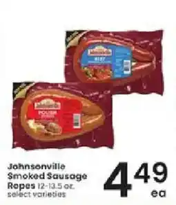 Albertsons Johnsonville Smoked Sausage Ropes offer