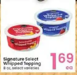 Albertsons Signature Select Whipped Topping offer