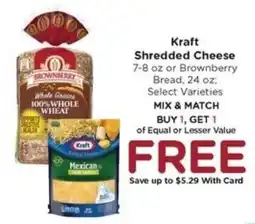 Gerbes Kraft Shredded Cheese offer