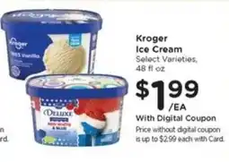 Gerbes Kroger Ice Cream offer