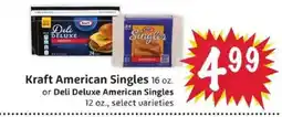 Foodmaxx Kraft American Singles or Deli Deluxe American Singles offer