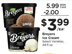 Gerbes Breyers Ice Cream offer