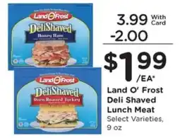 Gerbes Land O' Frost Deli Shaved Lunch Meat offer