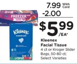 Gerbes Kleenex Facial Tissue offer