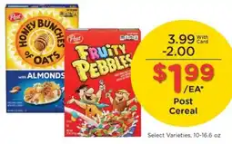 Gerbes Post Cereal offer