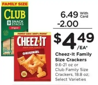Gerbes Cheez-It Family Size Crackers offer