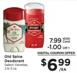 Gerbes Old Spice Deodorant offer