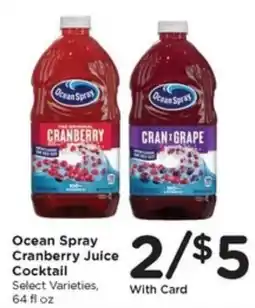 Gerbes Ocean Spray Cranberry Juice Cocktail offer