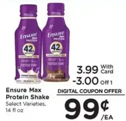 Gerbes Ensure Max Protein Shake offer