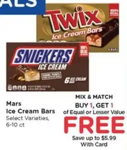 Gerbes Mars Icre cream bars offer