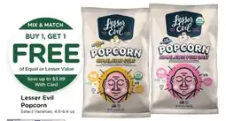Gerbes Lesser evil Popcorn offer