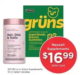 Gerbes Neocell supplements offer