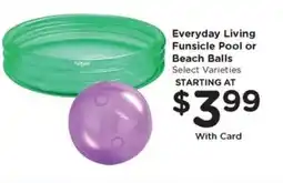 Gerbes Everyday Living Funsicle Pool or Beach Balls offer