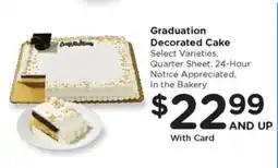 Gerbes Graduation Decorated Cake offer