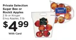 Gerbes Private Selection Sugar Bee or Rockit Apples offer