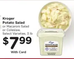 Gerbes Kroger Potato Salad offer
