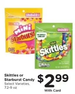 Gerbes Skittles or Starburst Candy offer