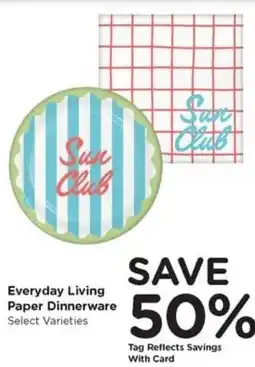 Gerbes Everyday Living Paper Dinnerware offer