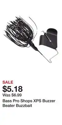 Cabela's Bass Pro Shops XPS Buzzer Beater Buzzbait offer