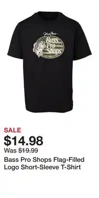 Cabela's Bass Pro Shops Flag-Filled Logo Short-Sleeve T-Shirt offer