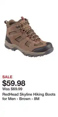 Cabela's RedHead Skyline Hiking Boots for Men - Brown - 8M offer