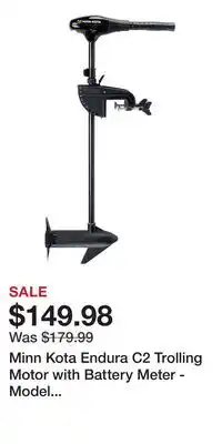 Cabela's Minn Kota Endura C2 Trolling Motor with Battery Meter - Model ENDURA C2 34 - 36 offer
