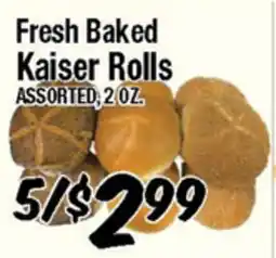 Western Beef Fresh Baked Kaiser Rolls offer