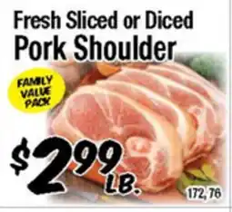 Western Beef Fresh Sliced or Diced Pork Shoulder offer