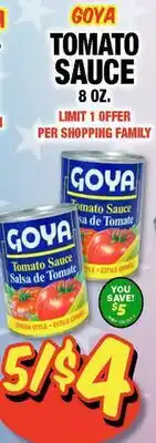 Western Beef GOYA TOMATO SAUCE offer