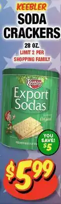 Western Beef KEEBLER SODA CRACKERS offer