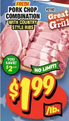 Western Beef PORK CHOP COMBINATION WITH COUNTRY STYLE RIBS offer