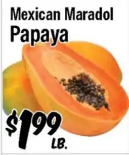 Western Beef Mexican Maradol Papaya offer