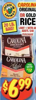 Western Beef CAROLINA ORIGINAL OR GOLD RICE offer