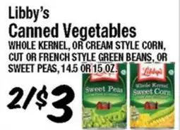 Western Beef Libby's Canned Vegetables offer
