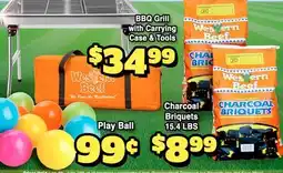 Western Beef BBQ Grill with Carrying Case & Tools, Charcoal Briquets 15.4 LBS offer