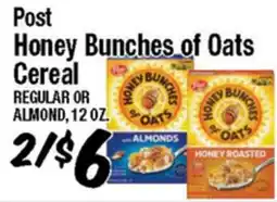 Western Beef Post Honey Bunches of Oats Cereal offer