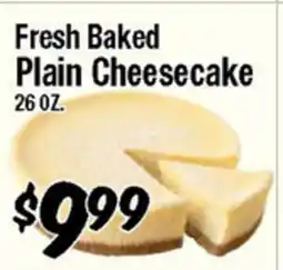 Western Beef Fresh Baked Plain Cheesecake offer