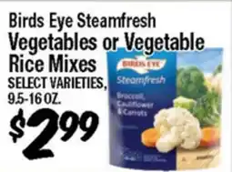 Western Beef Birds Eye Steamfresh Vegetables or Vegetable Rice Mixes offer